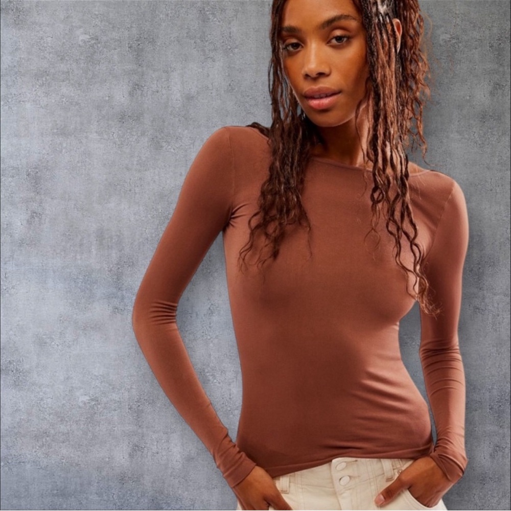 FREE PEOPLE Seamless Low Back Top